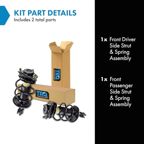 Image of TRQ Front Strut and Spring Assembly Set 2 Piece | For 2002-2003 Lexus ES300 02-03 Toyota Camry