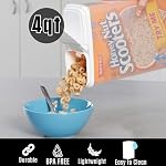Buddeez All Purpose Kitchen Organization Bag in Storage Container for Cereal, Flour, Sugar, Rice, 4 QT, White Lid - Image 4