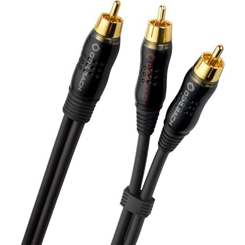 Oehlbach BOOOM 500 - Subwoofer Y-Cinch-Kabel (2 x Cinch auf 1 x Cinch) - Druckvolle Basswiedergabe & effektive Schirmung - 5m - Anthrazit by OEHLBACH - Image 2
