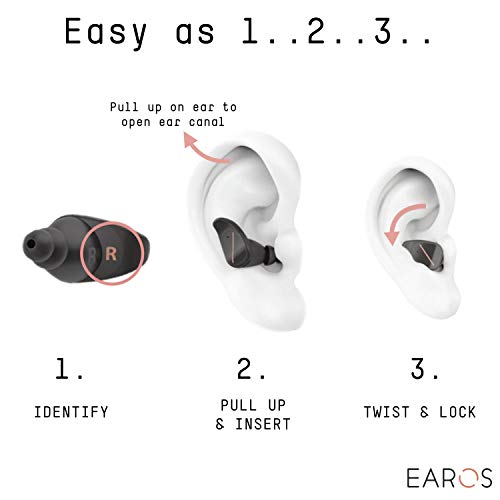 Earos One High Fidelity Acoustic Filters For Musicians, Motorcycles, Productivity, Noise Reduction, Concerts | Reusable, Medical Grade Alternative To Ear Plugs | Made In The Usa #TOP4