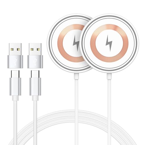 Wireless Charger for Samsung Fast Charging Pad Magnetic Wireless Charger for Samsung Galaxy S26 Ultra S26+ S25 Ultra S24FE,15W Magsafe Charger USB-C/A for iPhone 17 Pro Max 17 Air 16 Plus 16e 15 14 13