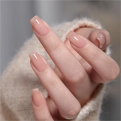 GAOY Jelly Nude Gel Nail Polish, 16ml Sheer Rose Pink Translucent Soak Off Gel Polish, UV Light Cure for Nail Art DIY, 1624 Ocean Song