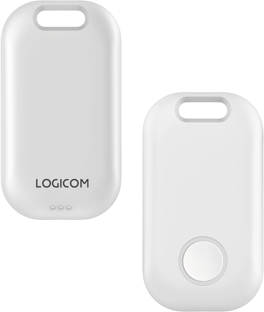 Logicom - LogiTrack - Akcesorium lokalizacyjne - Kompatybilny z iOS i Apple Find My - 230mAh