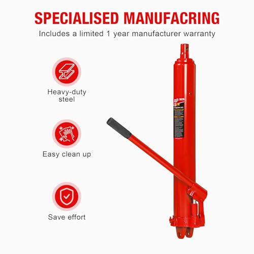 image for Big RED AQD3TR Hydraulic Long Ram Jack 3 Ton Heavy Duty Engine Hoist C