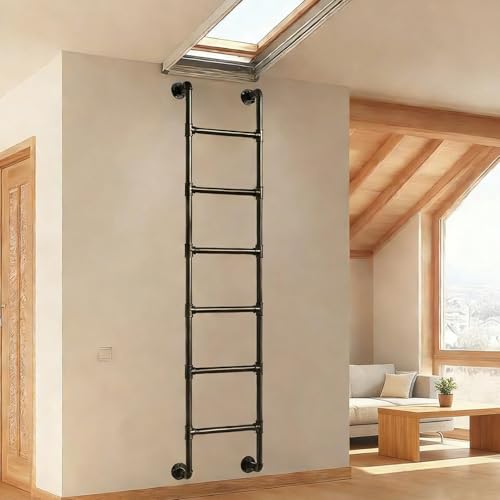 Escalera de metal de alta calidad para optimizar el espacio de tu altillo o sótano 2