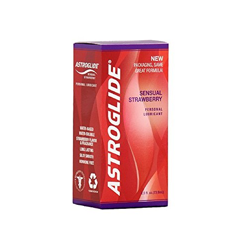 ASTROGLIDE Sensual Strawberry Water Based 2.5OZ (Pack of 5)