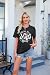 Fantastical Shirt Women Dreamy Princess T-Shirt We're All Mad Here Fairy Graphic Shirt Vacation Party Casual Short Sleeve Top Grey