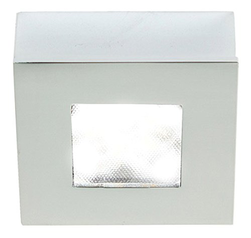 Image of WAC Lighting HR-LED87S-CH LED Square Button Lights 3000K, Chrome