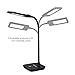 Dimmable LED Desk Lamp, used as student lamp, table lamp, reading lamp and book light (6W, 600Lum, 3-Level Dimmer, Touch Control, Flexible Arm, Eye-protection)