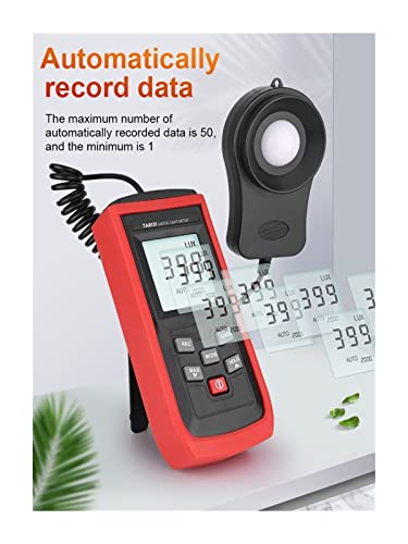 Medidor de luz digital TA8131 con sensor split lux para fotografía profesional 6