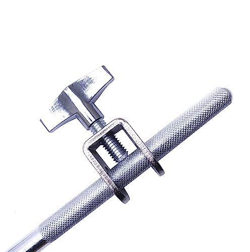 Tuoren Cowbell Clamp Percussion Mounting Bracket With Z Arm Holder For Drum Set Accessory Chrome thumb #3