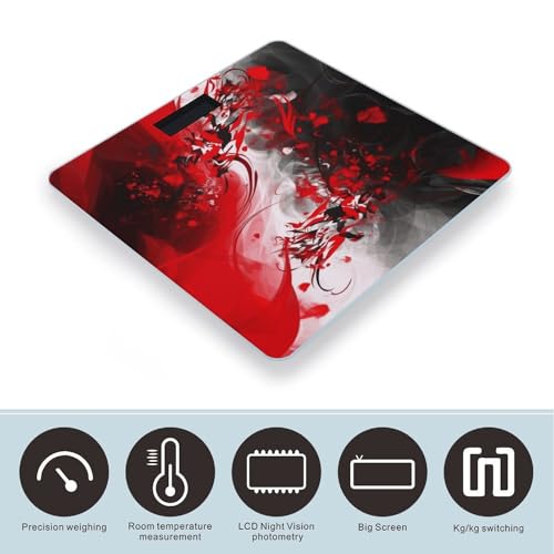 Báscula digital LZQPOEAS 180 kg con pantalla LCD miniatura 3