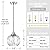 3 Pack 1 Light Hanging Indoor Kitchen Island Pendant Light 6.25" Clear Hammer Glass Pendant Ceiling Light Fixtures Brushed Nickel Finish Modern Farmhouse Dinning Over Sink(Adjustable Height Cord)
