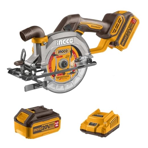 INGCO 20V Cordless Circular Saw Package