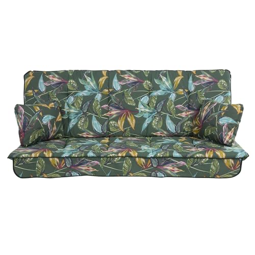 PATIO Ersatzpolster Hollywoodschaukel 170 cm Umbria Bankauflage mit Seitenkissen Volant vorne