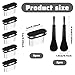 BOHUIZ USB C Dust Plug, 6 Pack Anti-Dust Plug Cover Type C Charging Port Protector Cap USB C Port Cover with Cleaning Brush for All USB Type C Devices