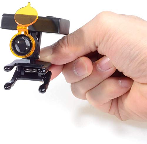 ORILAO Linterna frontal inalámbrica LED de 3 W, filtro óptico portátil para lentes de lupa binoculares Cover