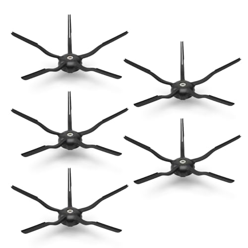 5 Pack Replacement Side Brush for All Roborock vacuum cleaner 5 Armed Edge-Sweeping Brushes Accessories,S8 Series,Qrevo Series,S7 Series,Q7 Series,S6 Series,S5 Series,E Series Robot Vacuum Accessories
