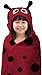 Hooded Towel for Kids, Oversize Cotton Character Hood Towel – Makes Getting Dry Fun - Ideal Beach Towels for Toddlers & Small Children - Use at The Pool or Bath Time, 26 x 45”, Red Ladybug