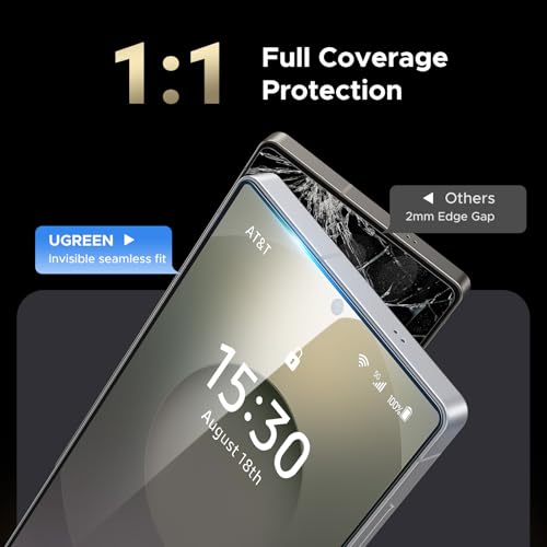 Image of UGREEN 2 Pack Screen Protector for Galaxy S25 Ultra Curved HD Clear