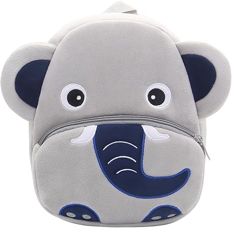 Image of blue tree Cute Kids Backpack Toddler Bag Plush Animal Cartoon Mini Travel Bag for Baby Girl Boy 1-6 Years, Ideal for Gifting for Kids