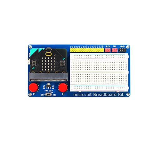 Kit de breadboard para Microbit v2 ideal para aprender programación en casa y talleres escolares