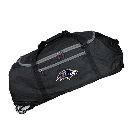 NFL Baltimore Ravens Crusader Collapsible Duffel, 36-inches