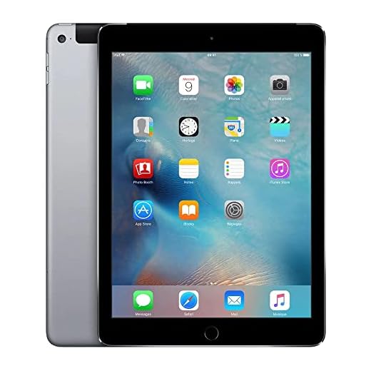 Apple iPad Air 2 128Go 4G - Gris Sidéral - Débloqué (Reconditionné)