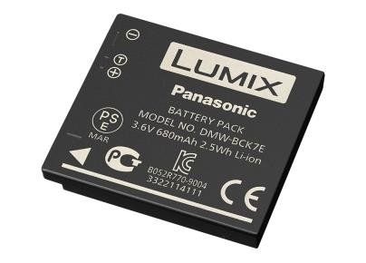 Panasonic DMW BCK7E Pile pour appareil photo Li Ion 680 mAh pour Lumix DMC FH24 FH4 FH6 FH8 FS28 FS41 FT25 FT30 S2 S5 SZ02 SZ5 SZ7 TS25 TS30 - vue 3