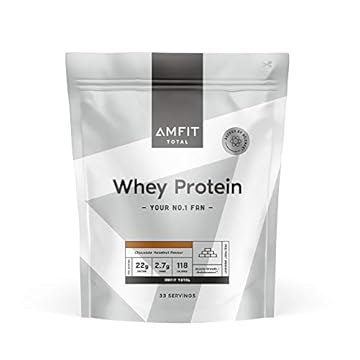 Amfit Nutrition Whey Protein Powder 1kg Chocolate Hazelnut