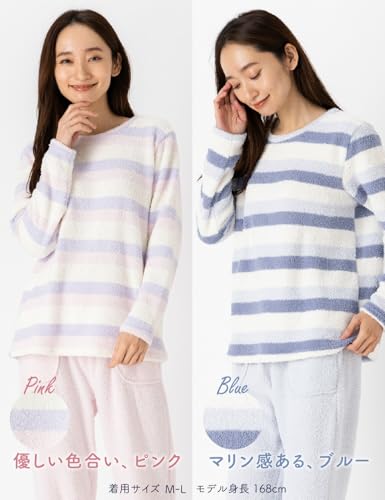 Lipropp シープボアパジャマ レディース ピンク S-M