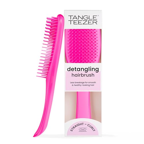 Tangle Teezer Ultimate Detangler Hairbrush   Cepillo Desenredante para Pelo Seco y Mojado   Apto para Todo Tipo de Cabello   Púas de Doble Altura para Menos Rotura y Sin Nudos   Rosa Runway