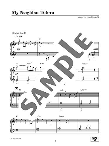 MY NEIGHBOR TOTORO - 4 TITRES MON VOISIN TOTORO- PIANO - NIVEAU FACILE - STUDIO GHIBLI