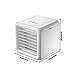 Produktbild Tragbarer Mini-Ventilator für Klimaanlage, Luftbefeuchter, USB-Anschluss, 7 Farben, weiß