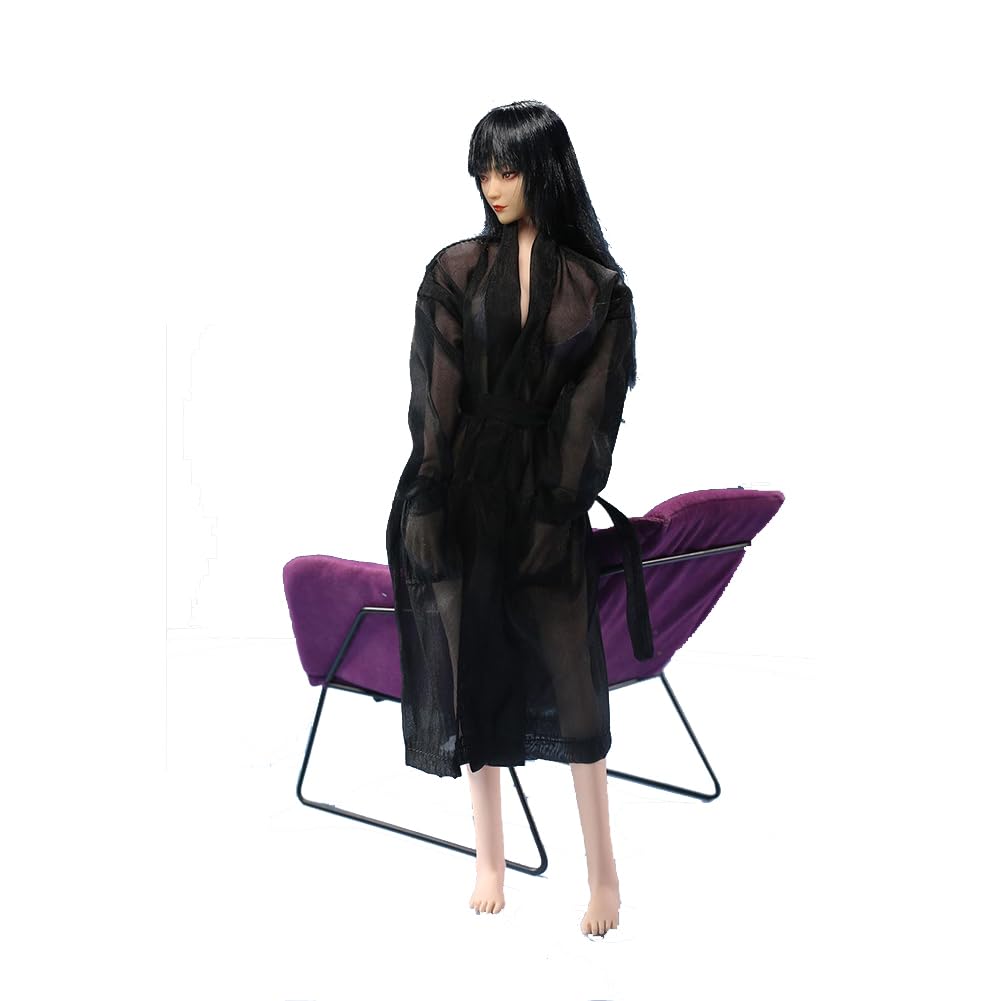 Robe de bain noire 1/6 AMITD pour habiller facilement vos figurines Phicen sans couture