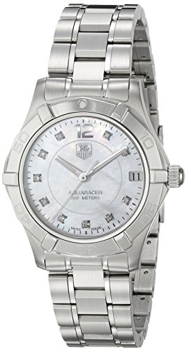 TAG Heuer Women's WAF1312.BA0817 "Aquaracer" Stainless Steel and Diamond Watch