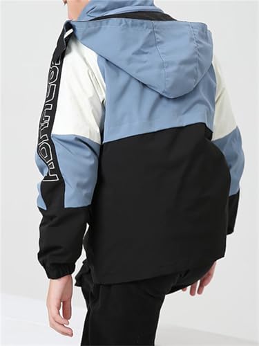 Betusline Boys' 3 in 1 Winter Jacket, Wind Water-Resistant Shell, Fleece Inner, 2-10 Years4