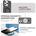 Compatible with 14 Pro Max Cases,Phone Cases 14 Pro Max,Black, Black(Bulit in MagSafe) - Image 2