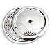 Weld Racing Bead Lock Ring, Slotted, Mud Cover, Aluminum, Polished, 10 in Wheels, Each