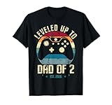 Dad Level Unlocked 2026 Funny Second Time Dad Tee