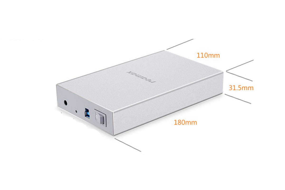 Boitier Disque Dur Externe USB 3.0 sata 3.5 Pouces