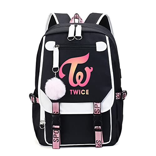 Kpop Twice School Backpack Merchandise, Twice Book Bag Casual Backpack2