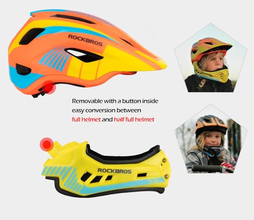 Casco integral de niños para evitar caídas en bicicleta con timbre 2