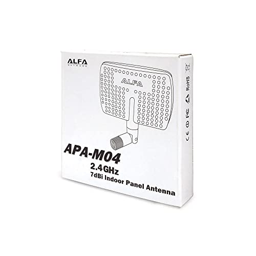 Alfa Network APA-M04 2.4GHz 7 dBi high gain directional indoor panel antenna with RP-SMA connector - Image 4