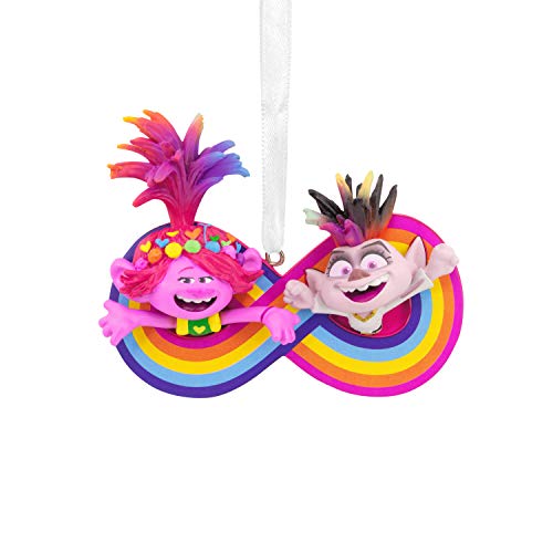 Hallmark Christmas Ornament, DreamWorks Trolls World Tour Poppy and Barb