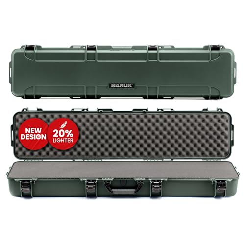 NANUK 994 Case with Customizable Foam – 51.3″ Long, IP67 Waterproof & Crushproof, Rugged Lightweight Construction for Ultimate Protection, Made in Canada - Olive