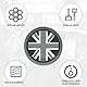 Für Mini Cooper R55 R56 R57 Cup Halter Silikon Pad Mini R55 R56 R57 Auto Cup Untersetzer, 3PCS rutschfeste Matte Untersetzer (Gray Jack)