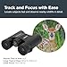 Celestron - Outland X 10x25 Binoculars – Ideal for Birding and Outdoors – 25mm Objective Lenses – 6.2° Field of View – BaK-4 Prisms – Multi-Coated – Waterproof and Fogproof