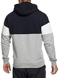Indicode Inziggy męska bluza z kapturem | bluza z kapturem dla mężczyzn, grantowy, M