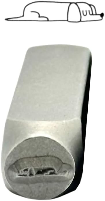 Metal Designs Stamps Punching Tool Intricate Metal Stamps with Dog for Creating Jewelry and Craft Designs